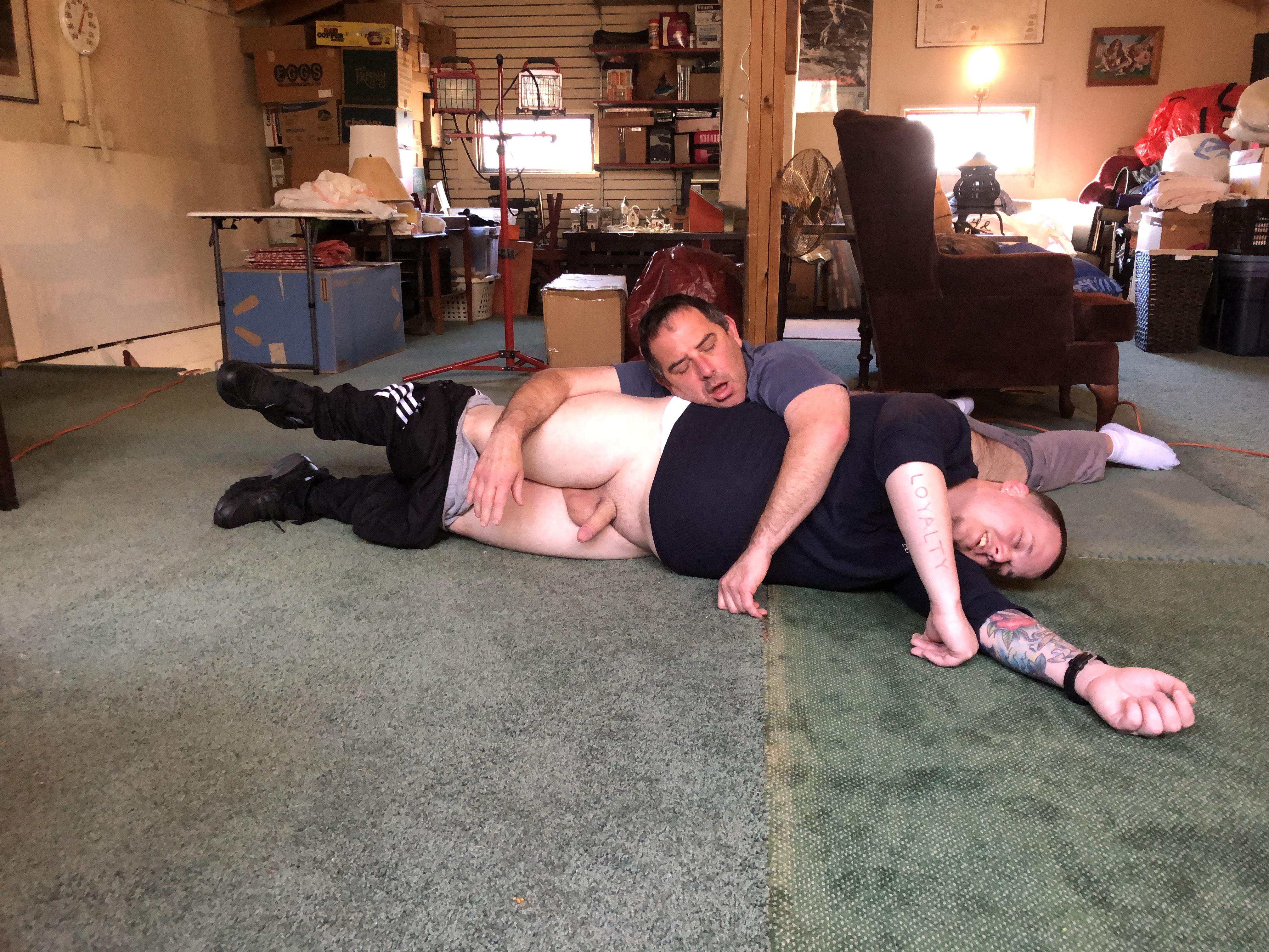 Me and one of my boys playing dead together — 7