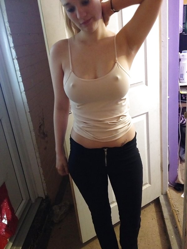 Big tits blonde chav slag — 5