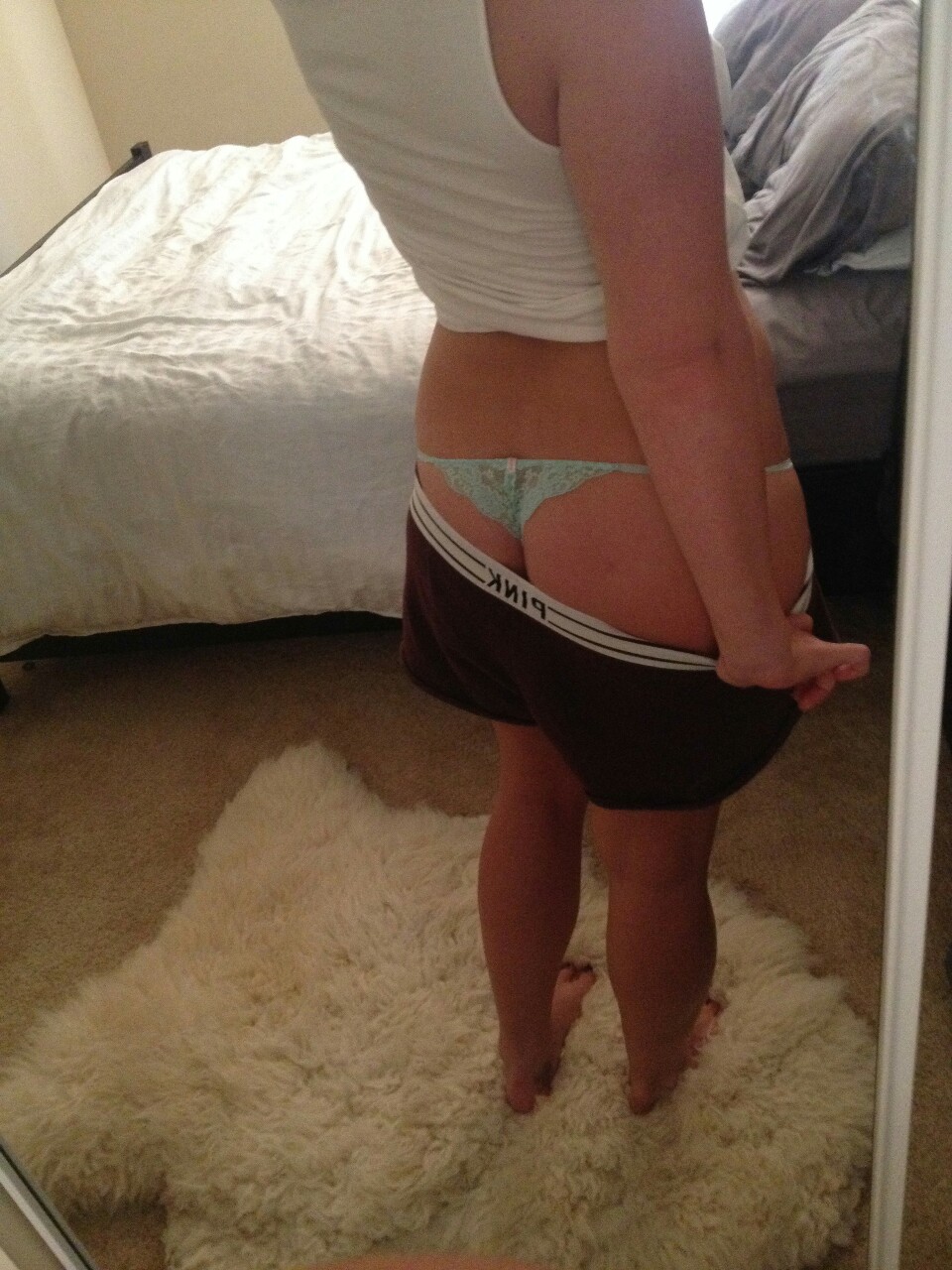 vs pink lace g string = hottest panties? — 13
